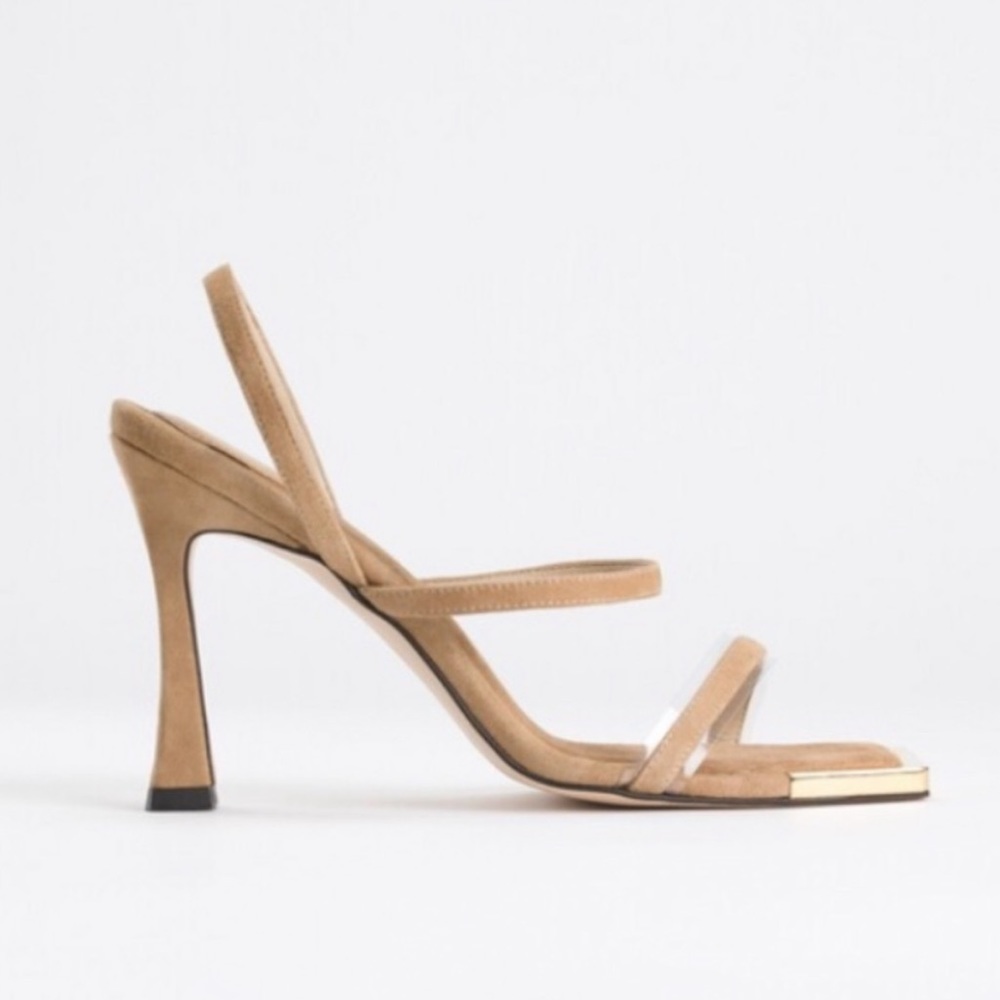 Good American - Square Toed Heels - Size 6